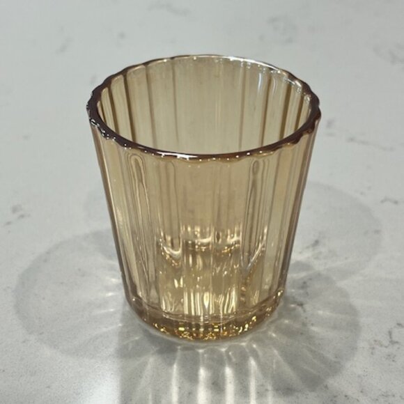 Glass Candle Holders Set of 6 New w/o Tag - Picture 3 of 5